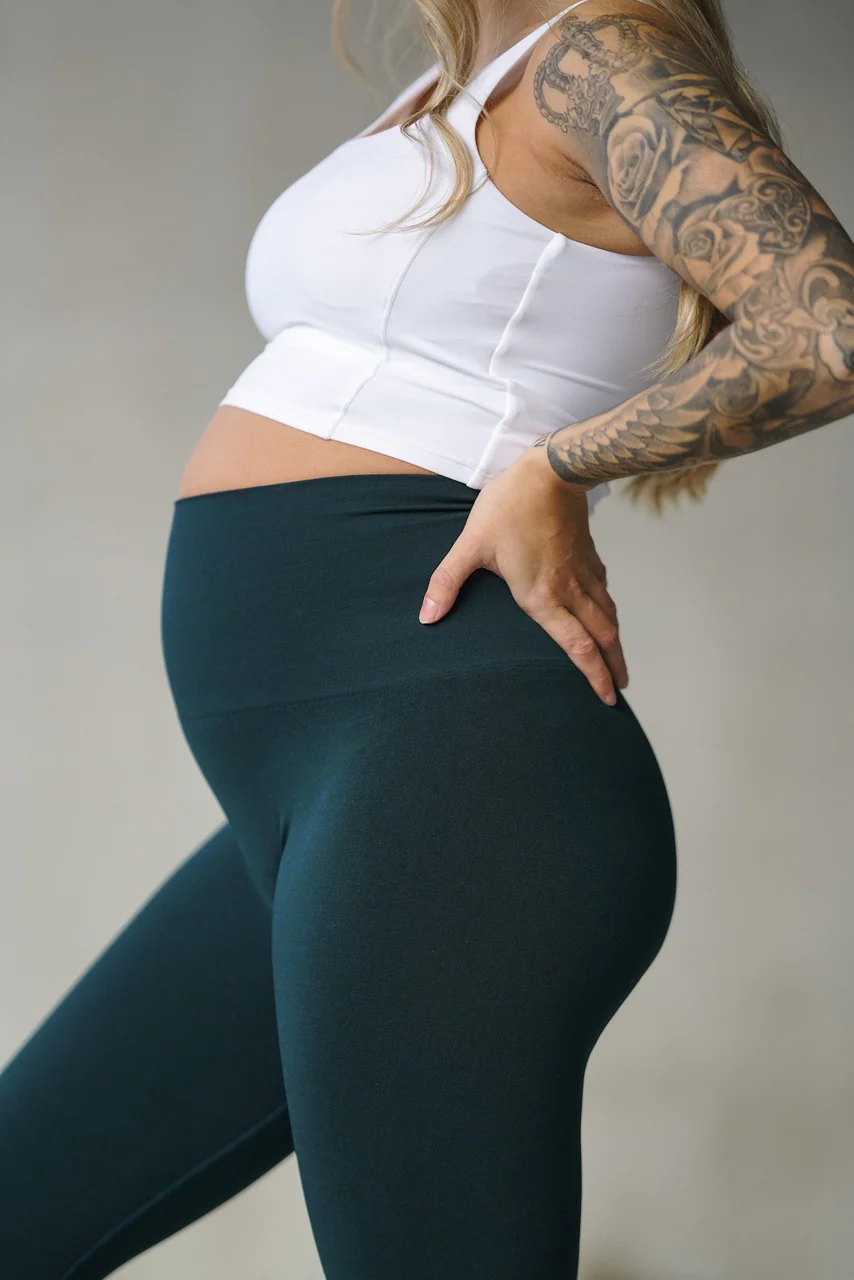 BASE Maternity Tights - Black - Image 8