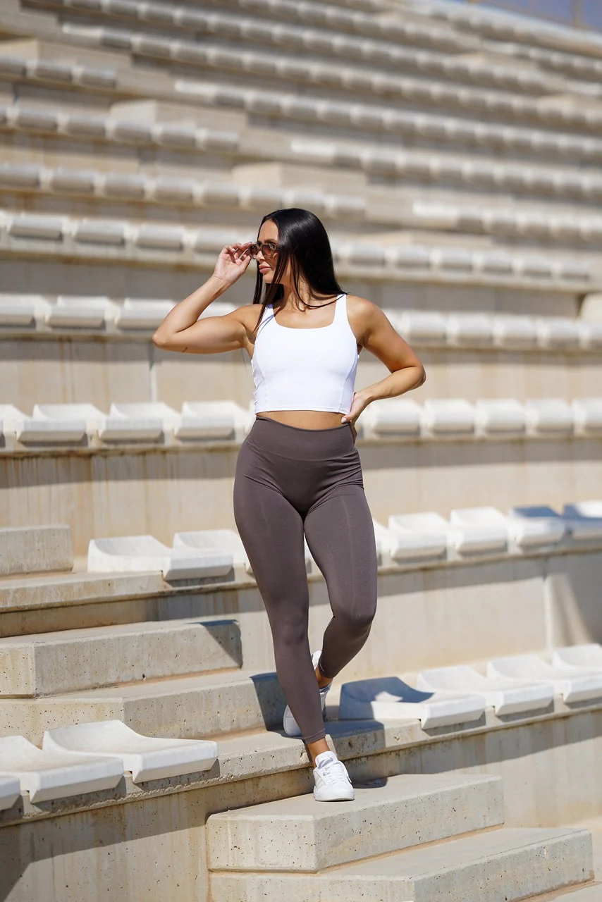BASE Seamless Tights - Ash Brown - Image 15