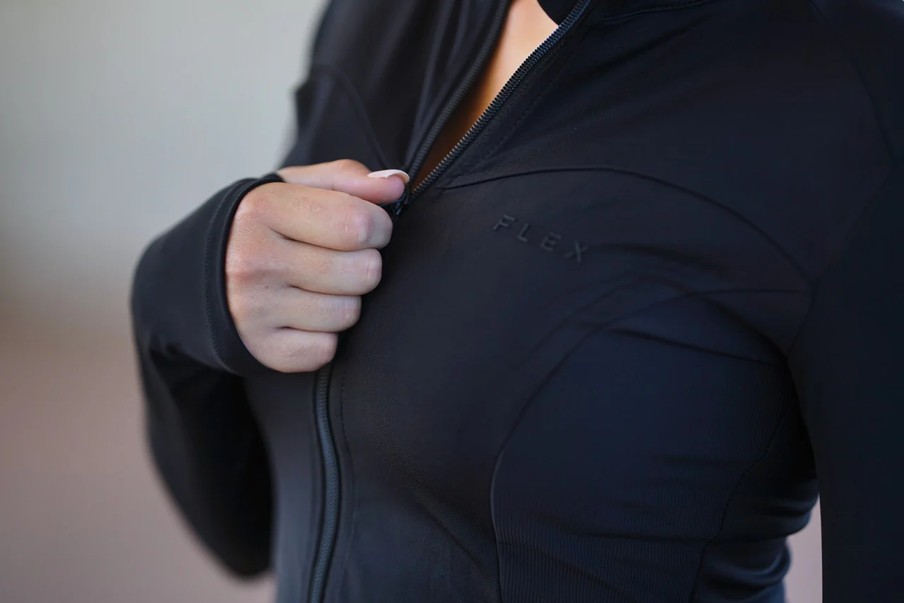 BASE Zip Jacket - Black - Image 3
