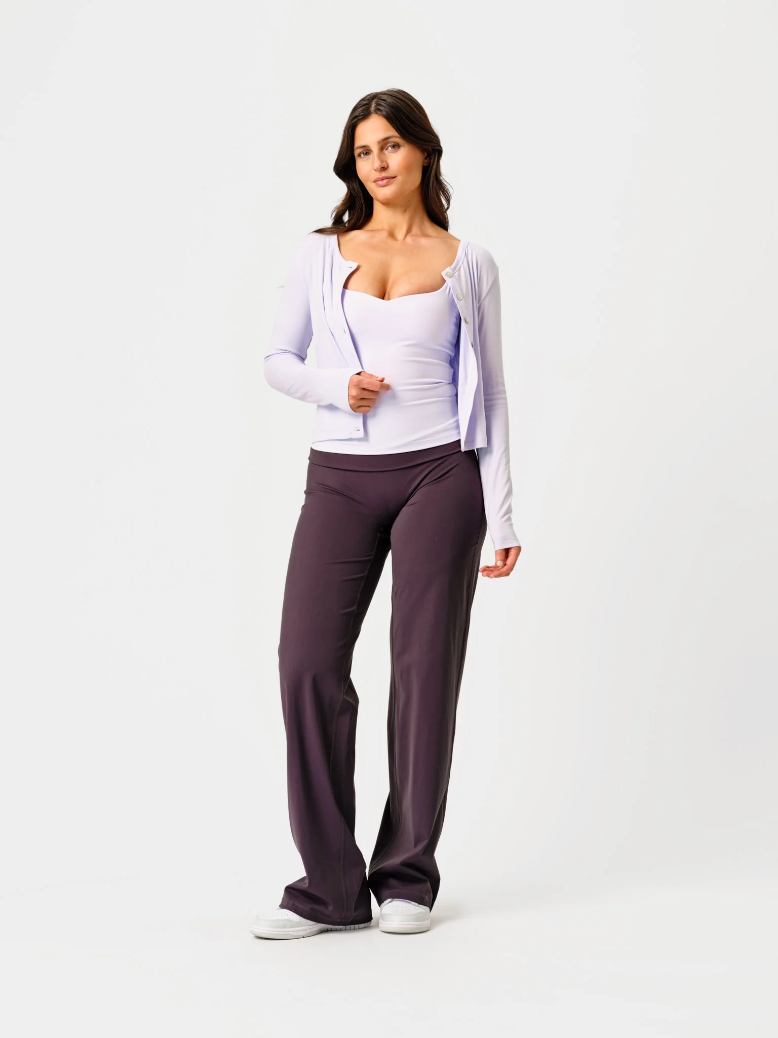 Cardigan button up Lavender - Image 6