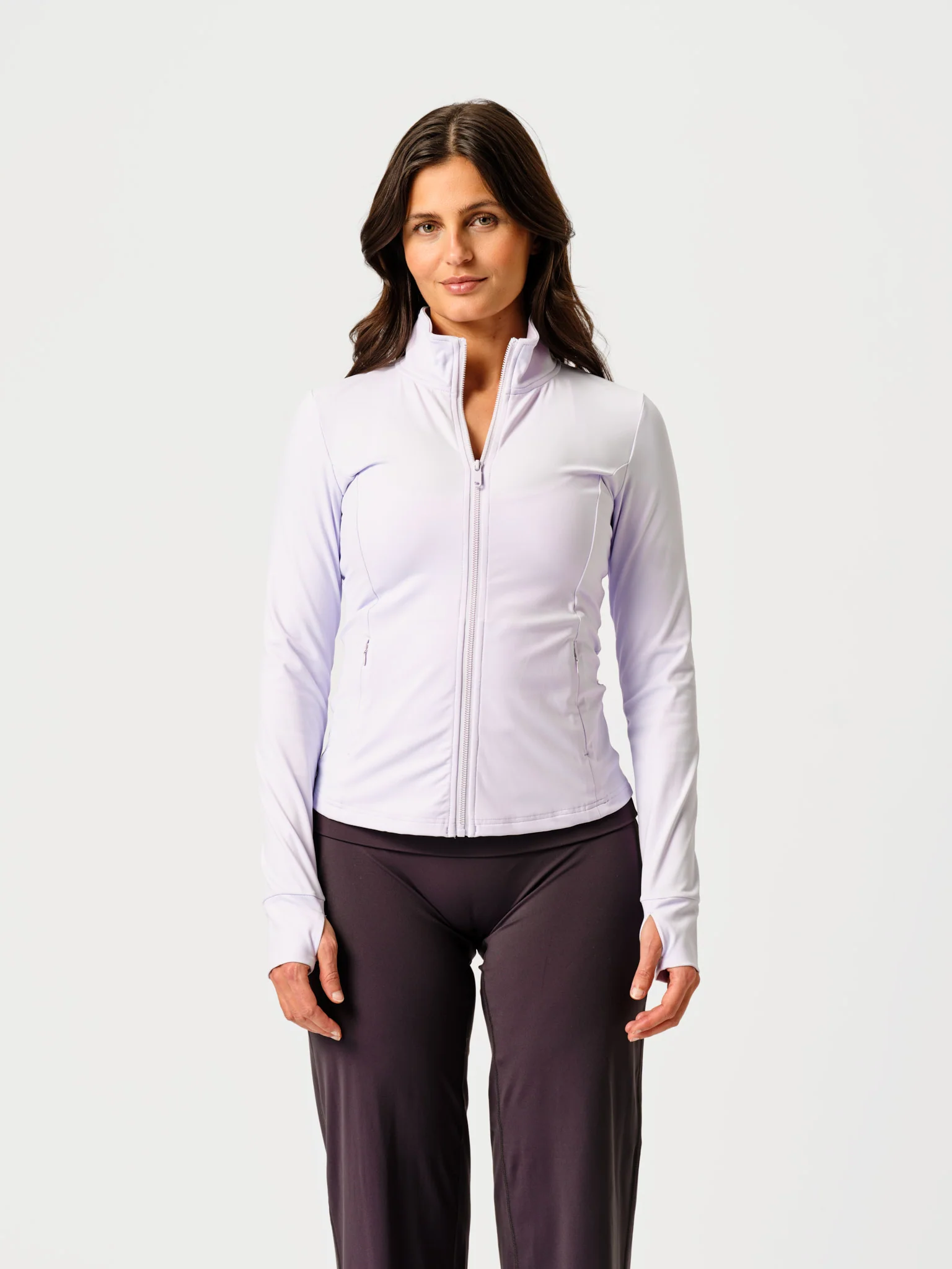Core Zip Jacket Lavender - Image 2