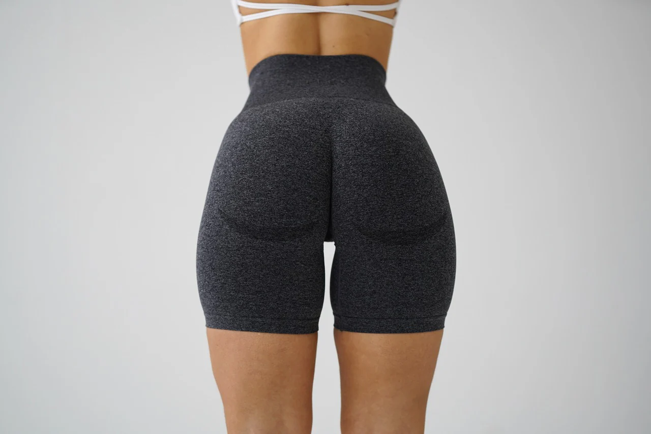Curve Shorts - Black grey - Image 4