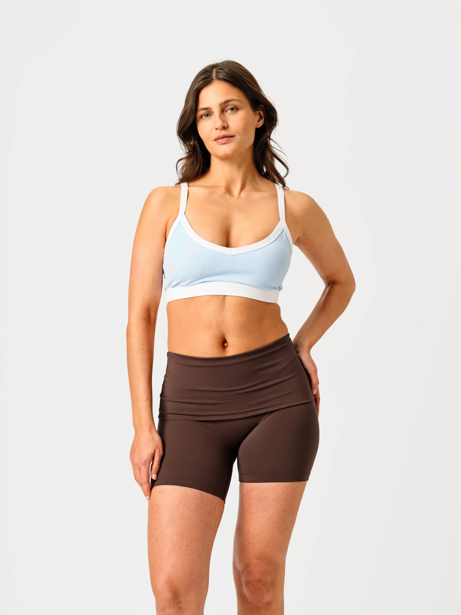 Elevate Contrast Bra Baby Blue - Image 2