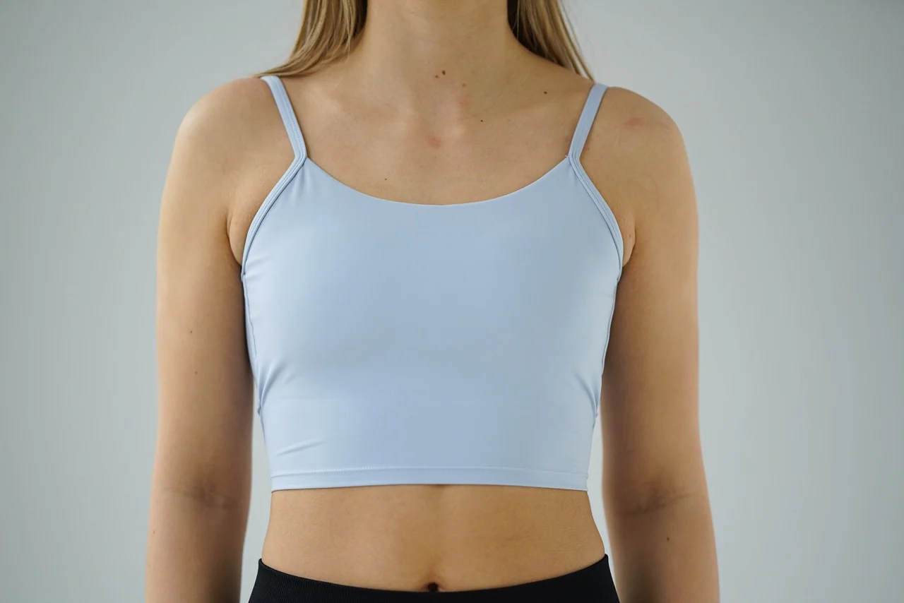 Empower Crop Top - Blue - Image 3