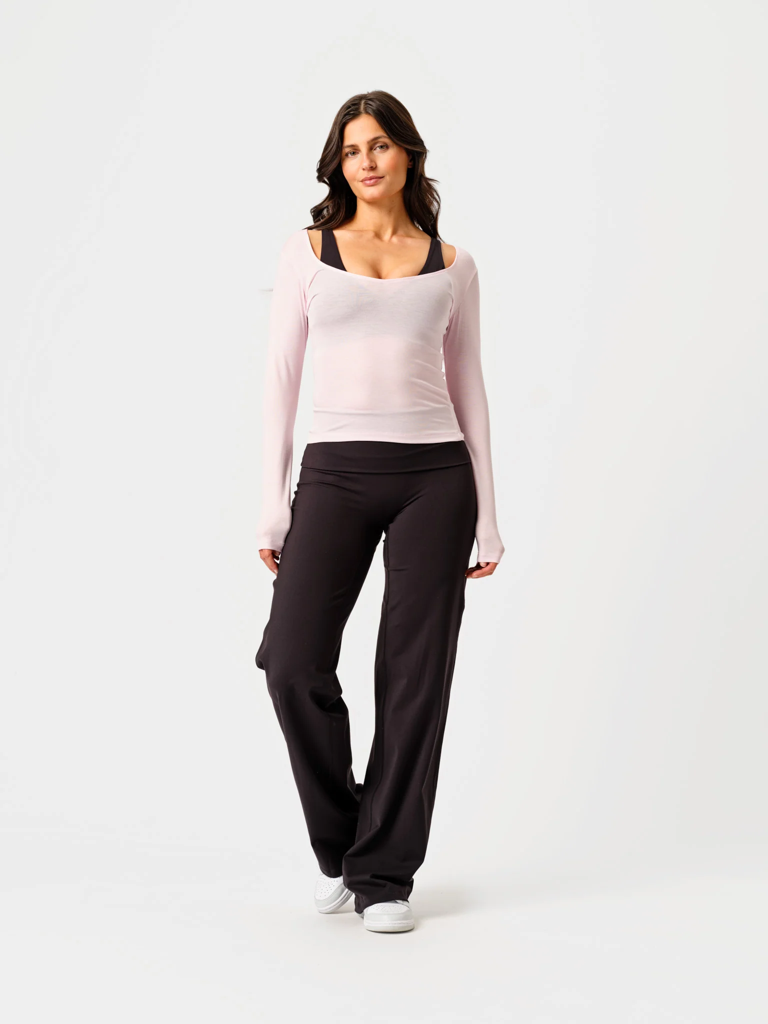 Foldover Straight Leg Black - Image 7