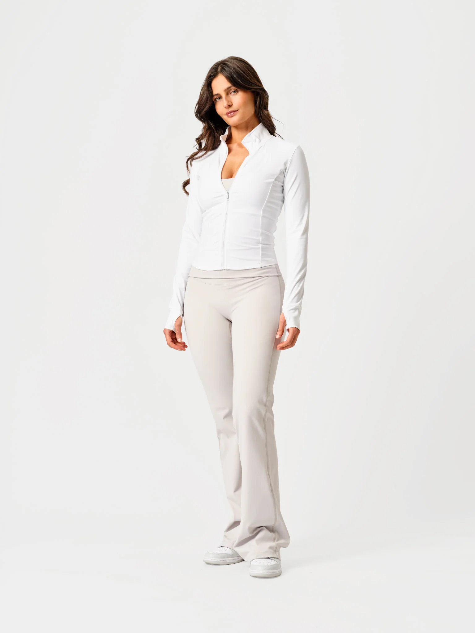 Form Fitted Zip White - Image 5