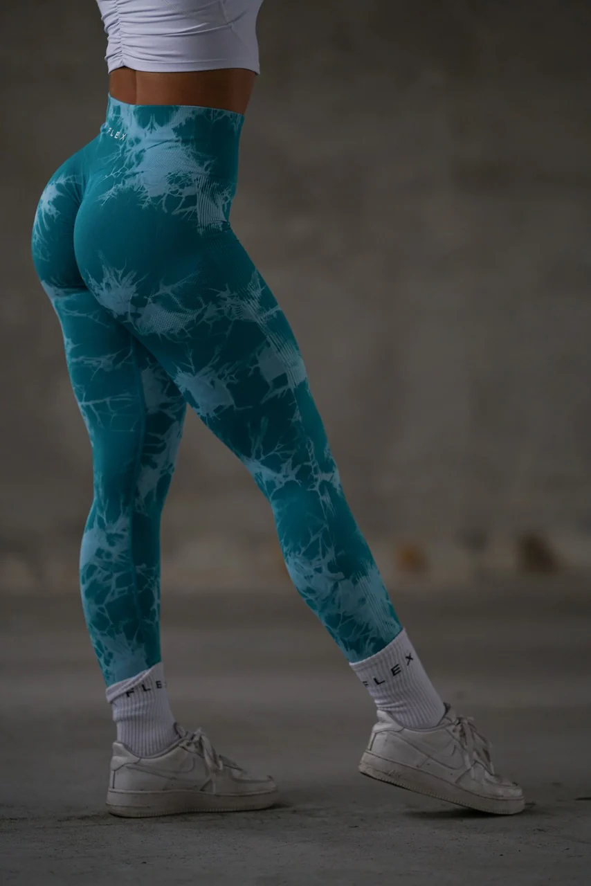 Marble Scrunch - Turquoise - Image 2