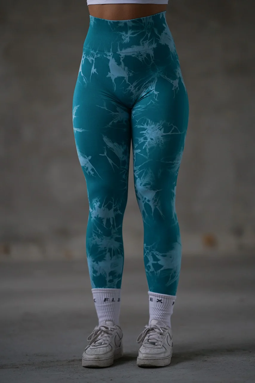 Marble Scrunch - Turquoise - Image 4
