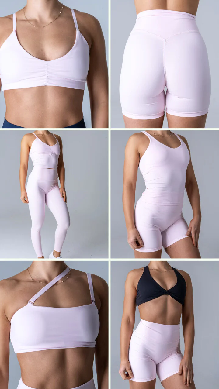 Opule Bandeau Bra - Baby Pink - Image 5