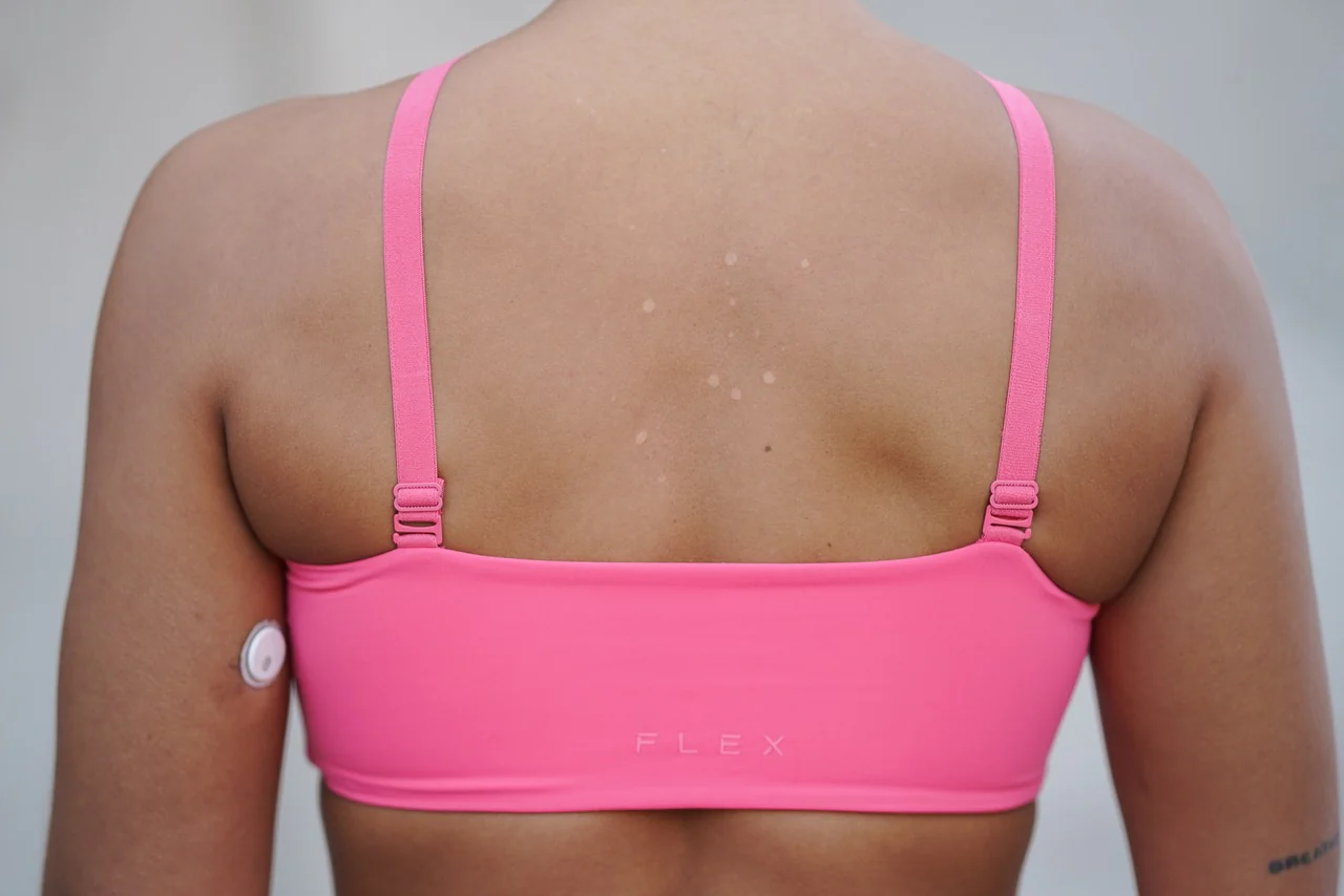 Opule Bandeau Bra - Coral - Image 4