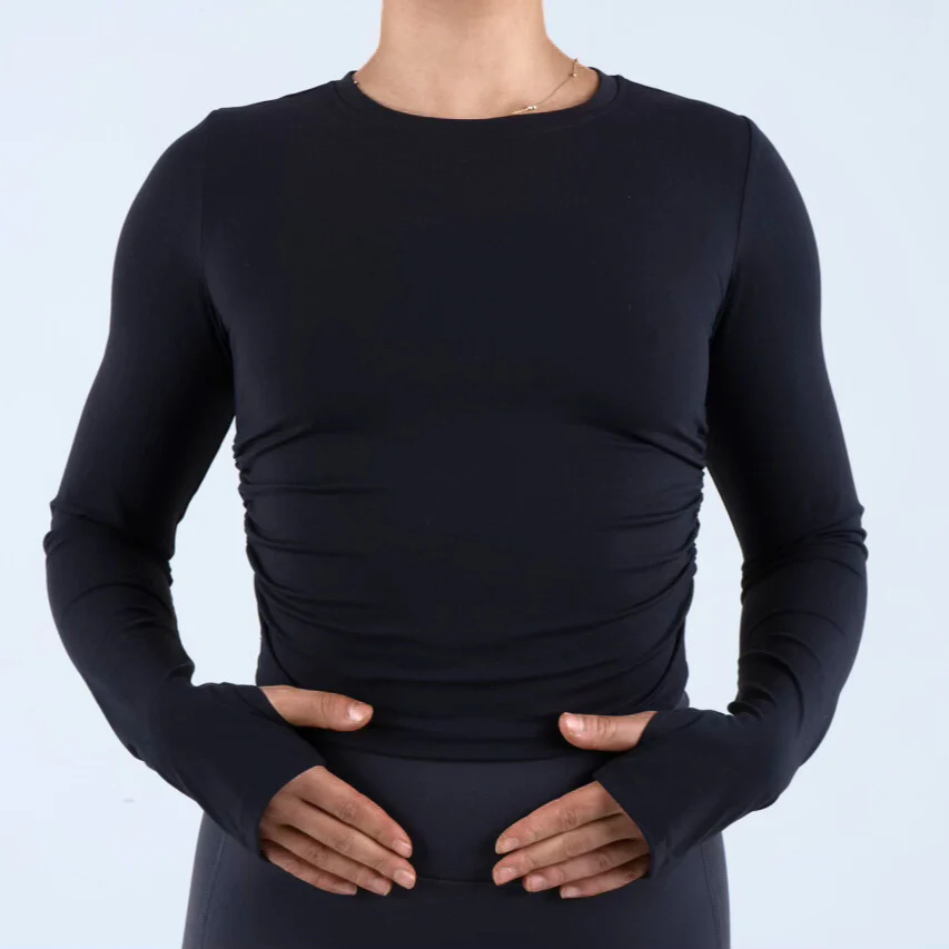 Opule Scrunch Longsleeve - Black - Image 2