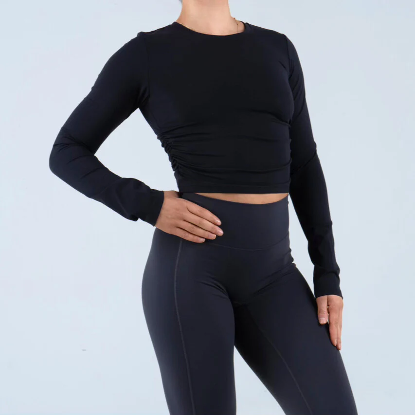 Opule Scrunch Longsleeve - Black - Image 4