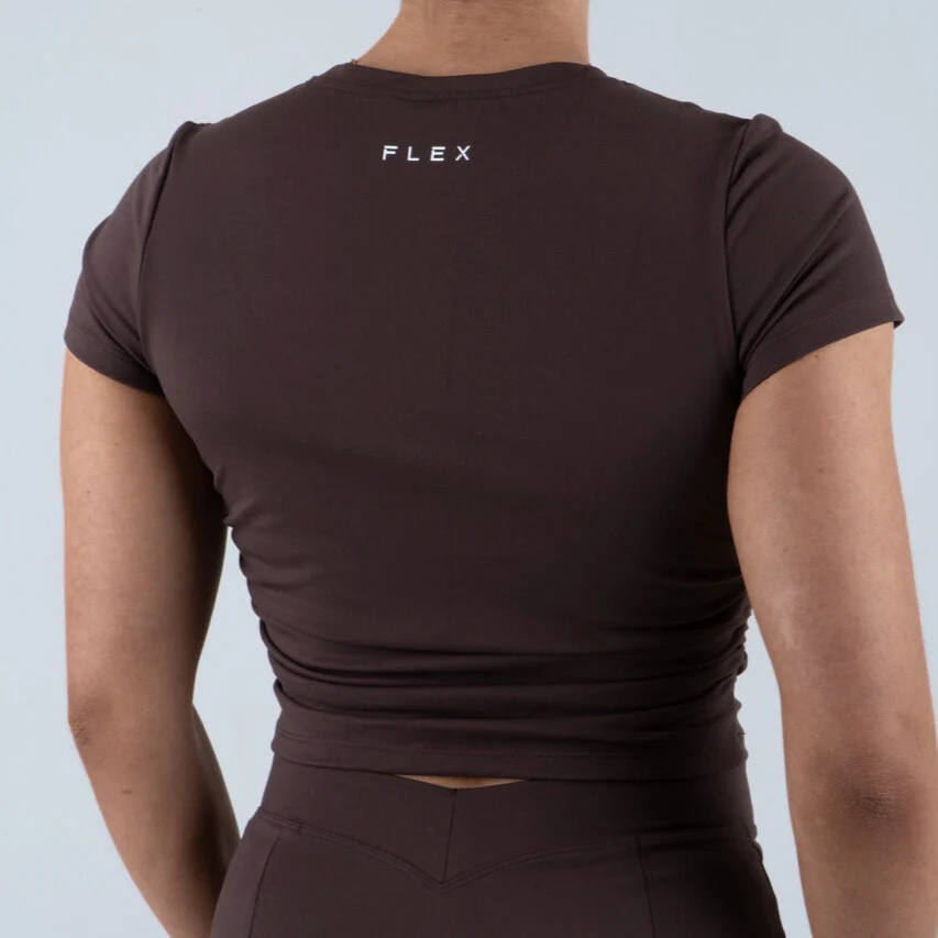 Opule Scrunch Tee - Espresso - Image 2