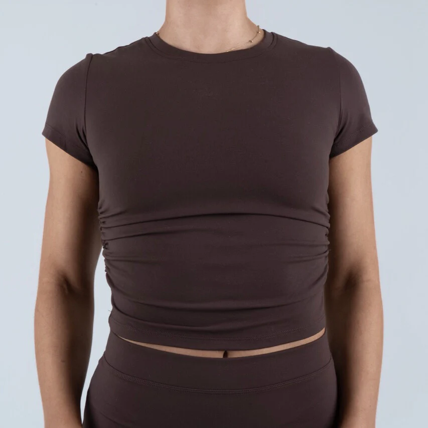 Opule Scrunch Tee - Espresso - Image 3