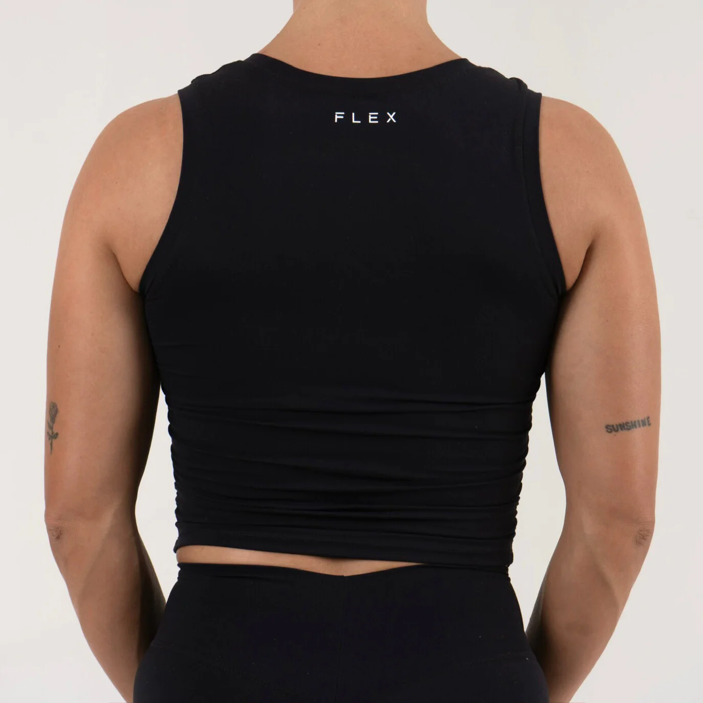 Opule Scrunch Top - Black - Image 3