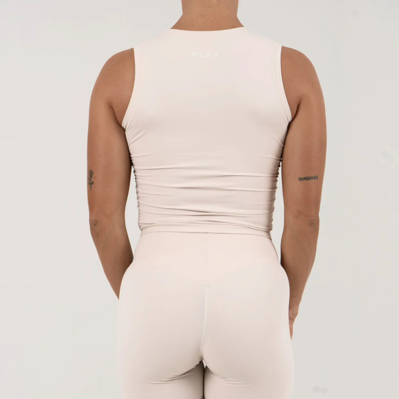 Opule Scrunch top - Bone - Image 3