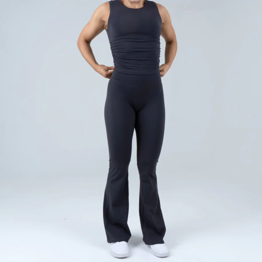 Opule Scrunch Top - Deep Grey - Image 2