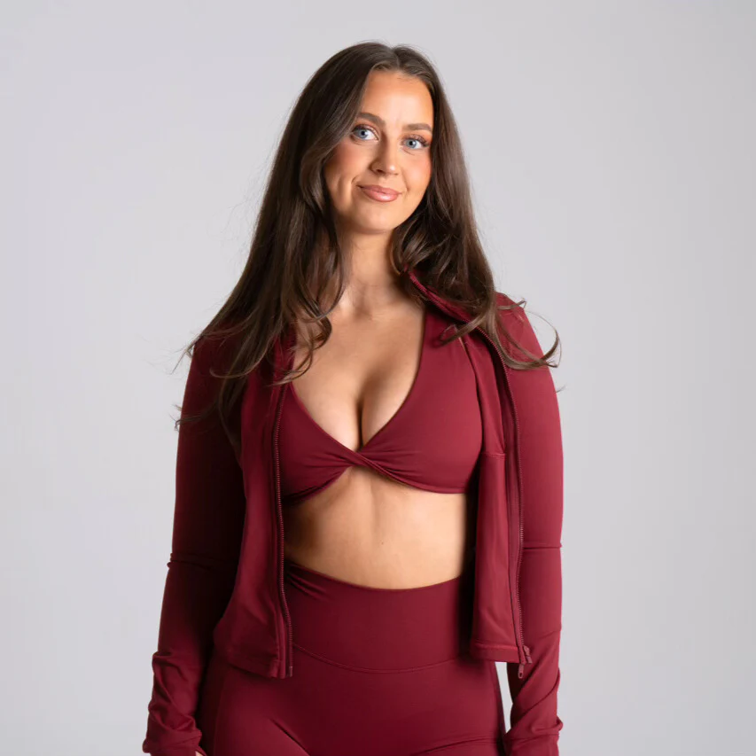 Opule Sculpt Bra - Burgundy - Image 3