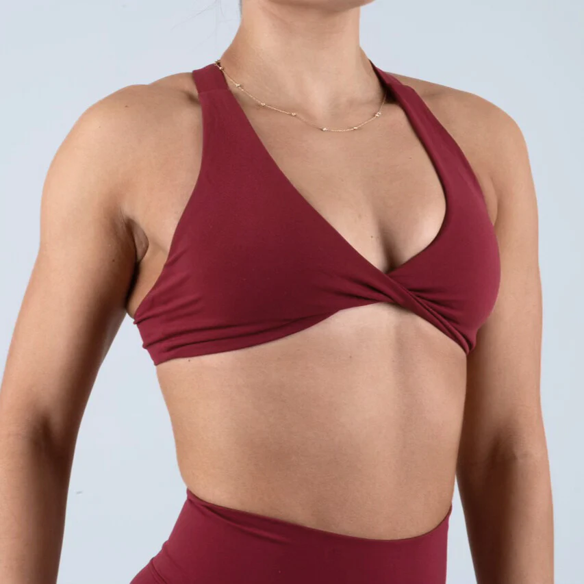 Opule Sculpt Bra - Burgundy - Image 4