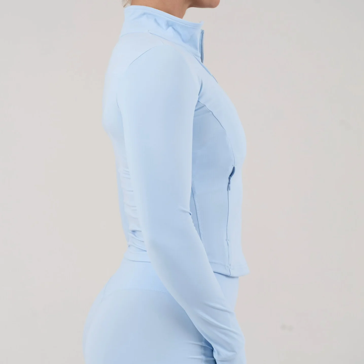 Opule Shape Jacket - Baby Blue - Image 5