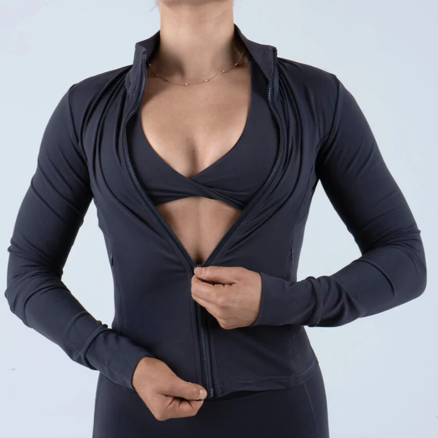 Opule Shape Jacket - Deep Grey - Image 2