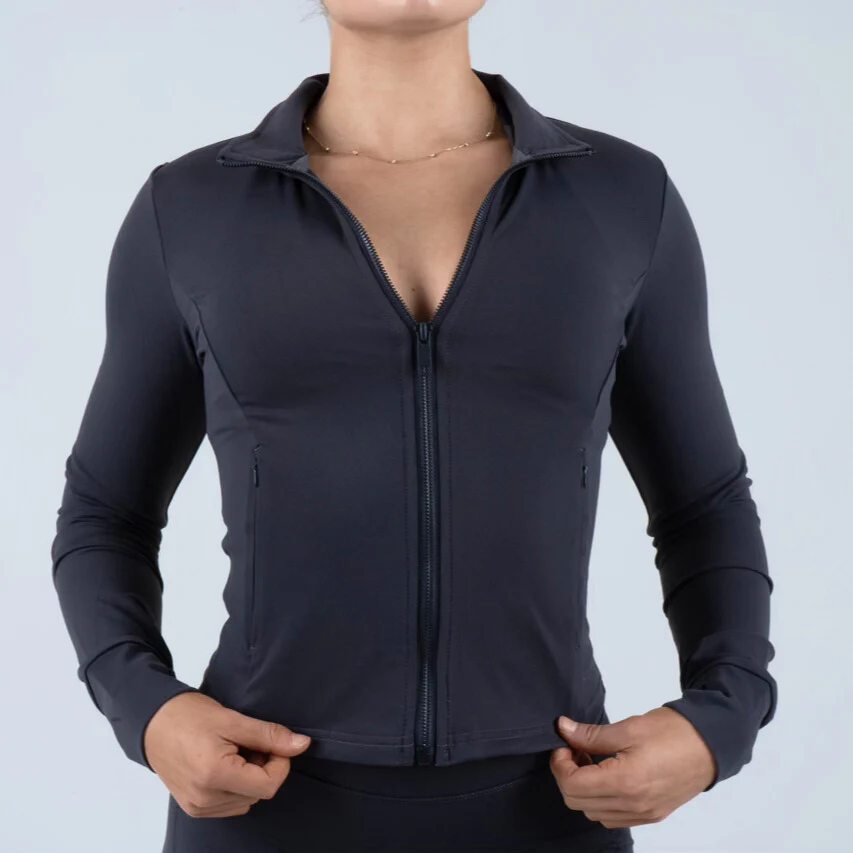 Opule Shape Jacket - Deep Grey - Image 4