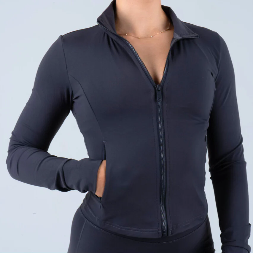 Opule Shape Jacket - Deep Grey - Image 5