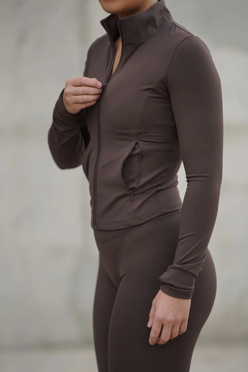 Opule Shape Jacket - Espresso - Image 7