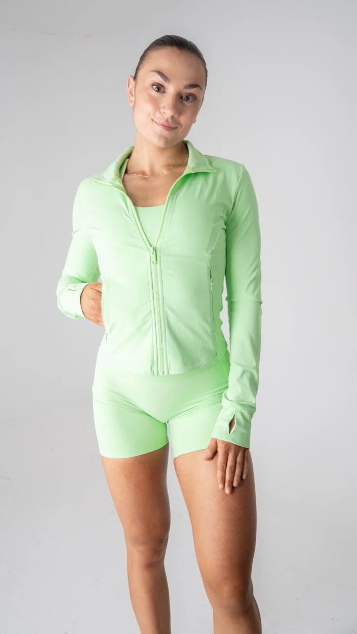 Opule Shape Jacket Pistachio - Image 4