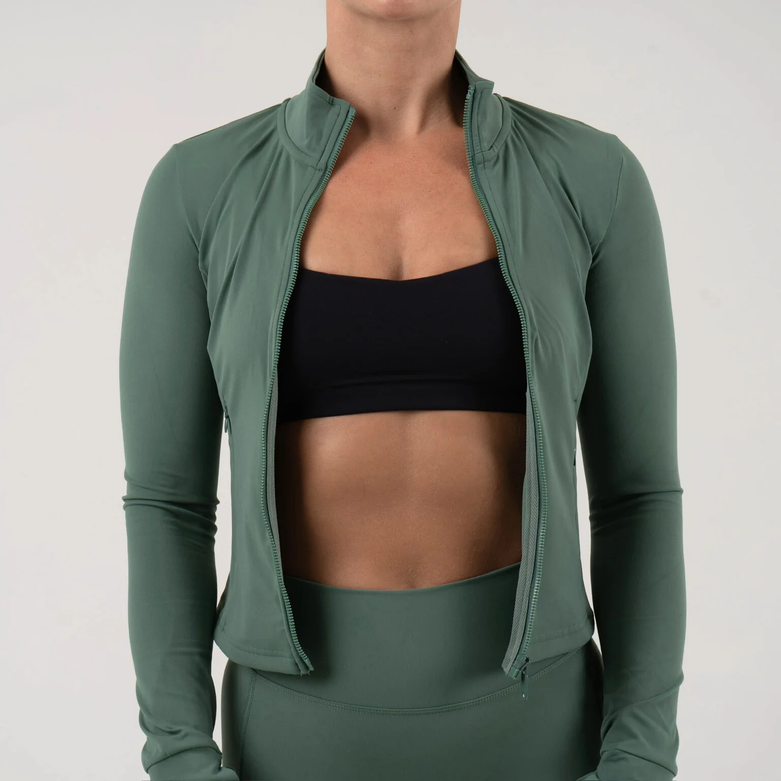 Opule Shape Jacket - Turf Green - Image 4