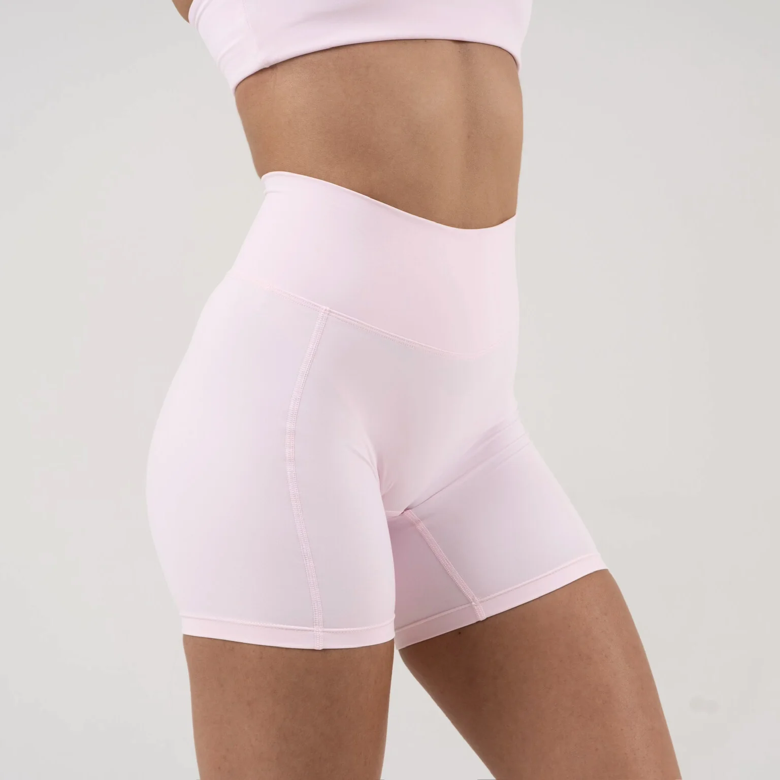Opule Shape Shorts - Baby Pink - Image 2
