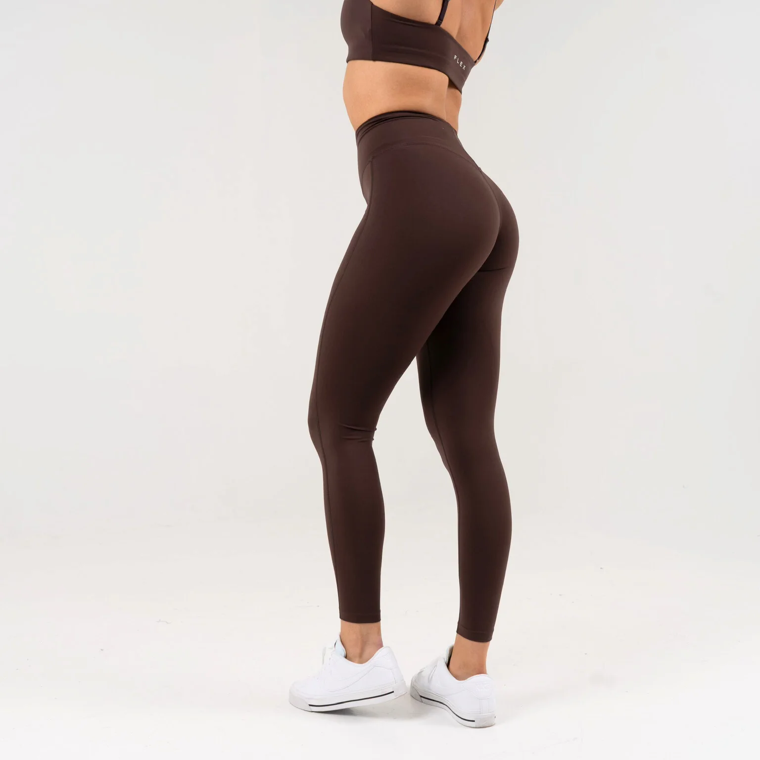 Opule Shape Tights - Coffee - Image 2
