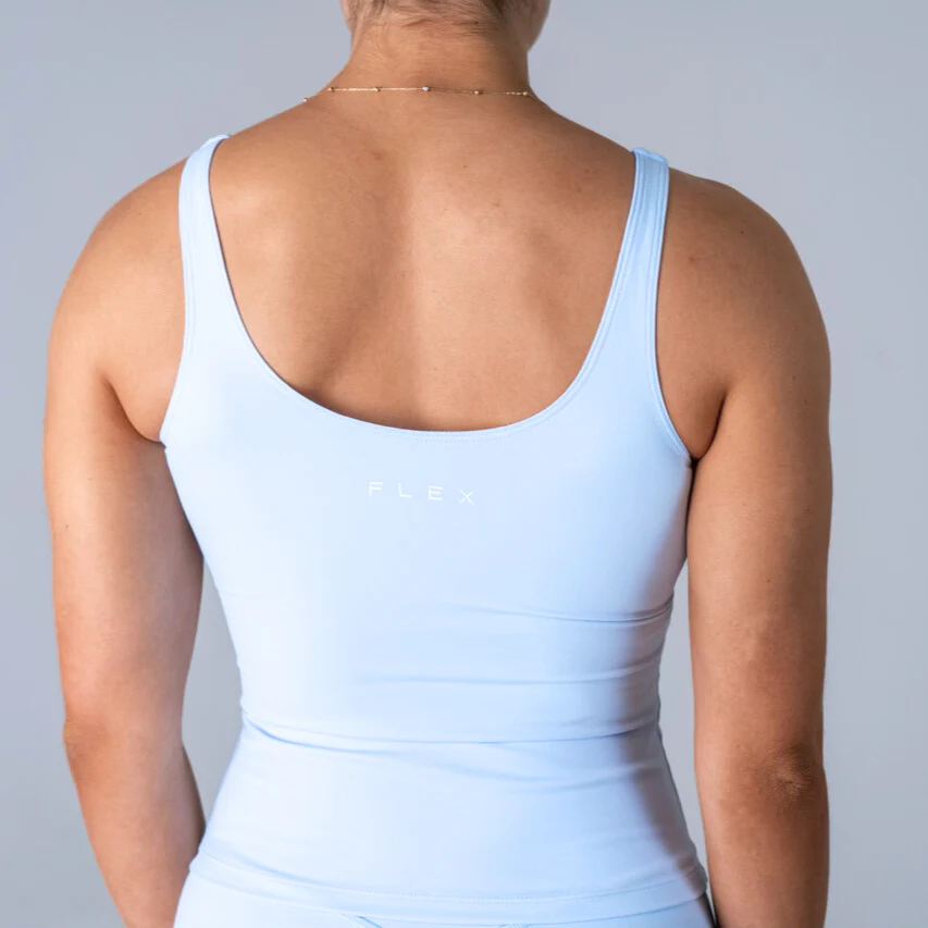 Opule Shape top Long - Baby Blue - Image 3