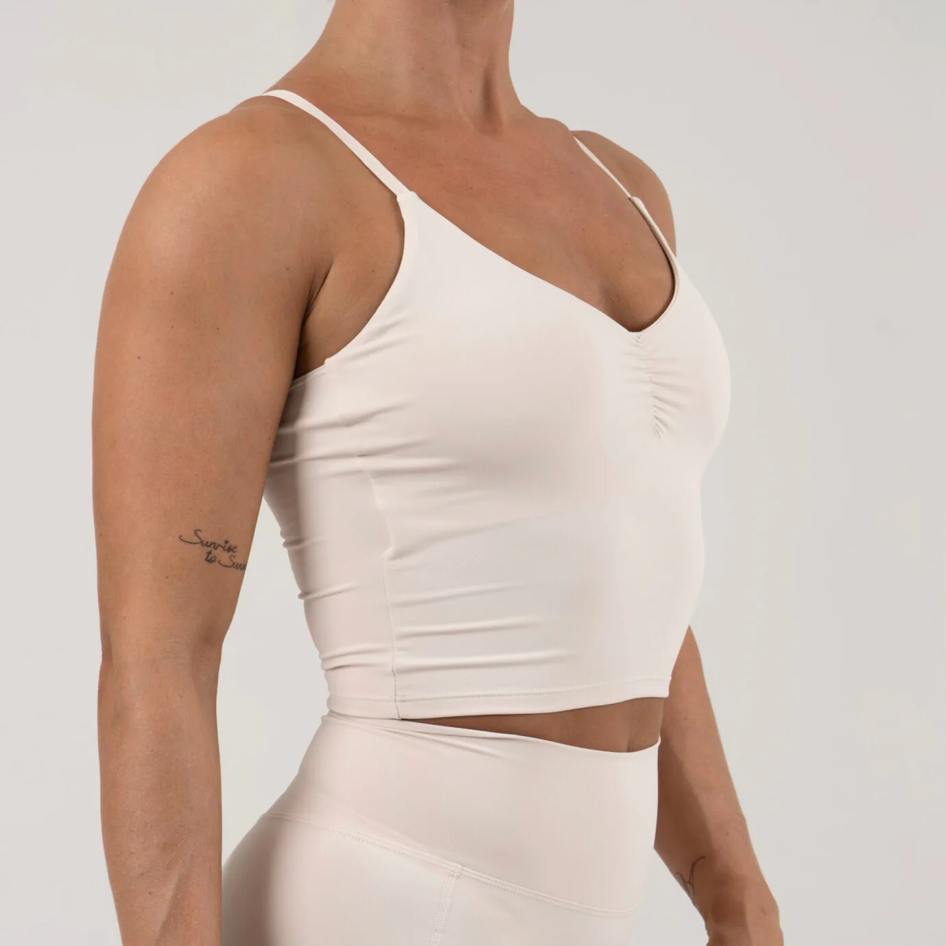 Triangle Shape Top - Bone - Image 5