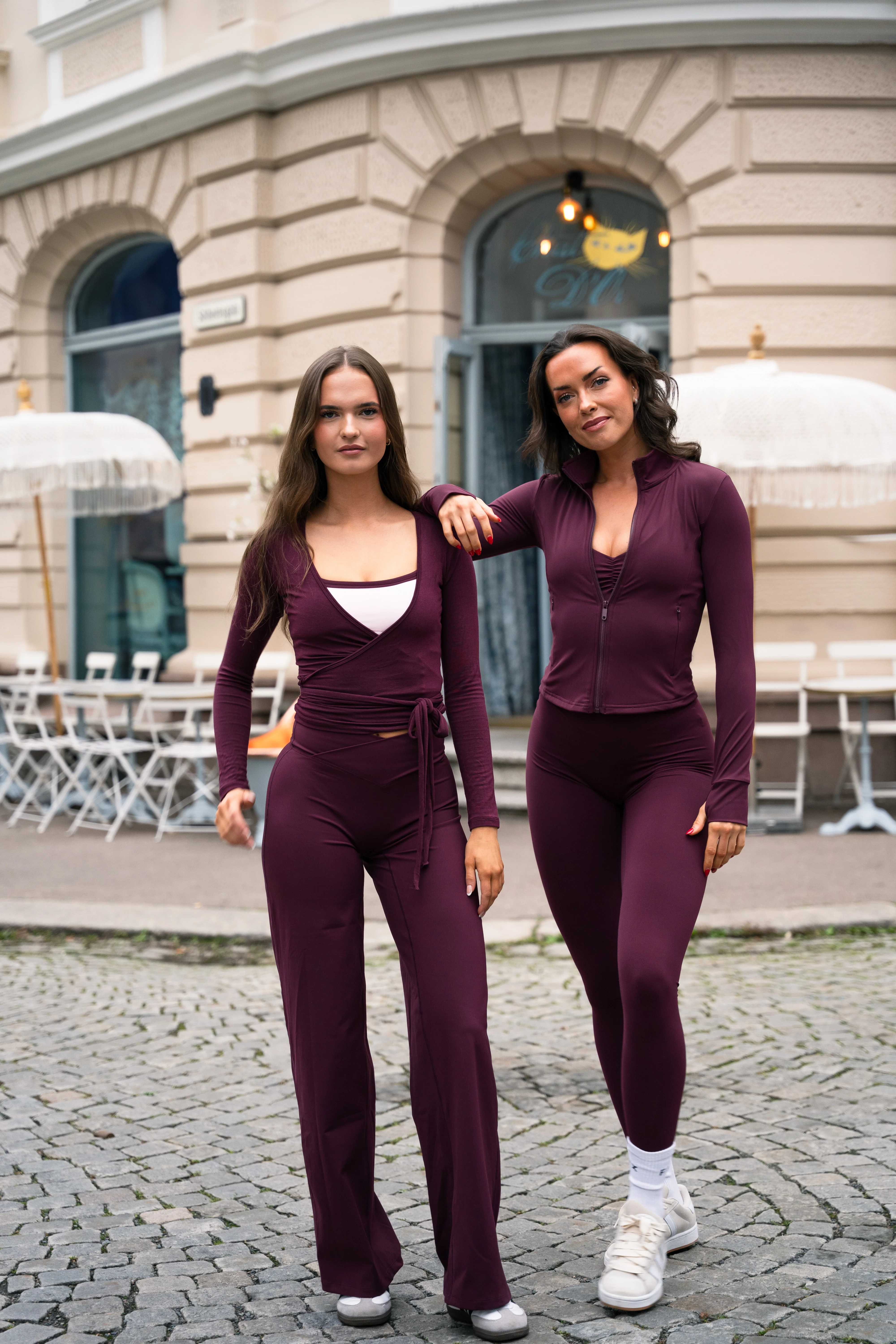 Opule Wrap Tights Berry - Image 3