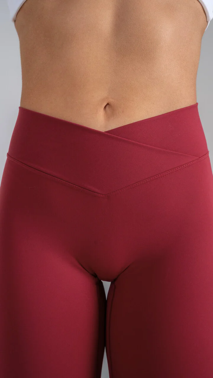 Opule Wrap Yoga Burgundy - Image 9
