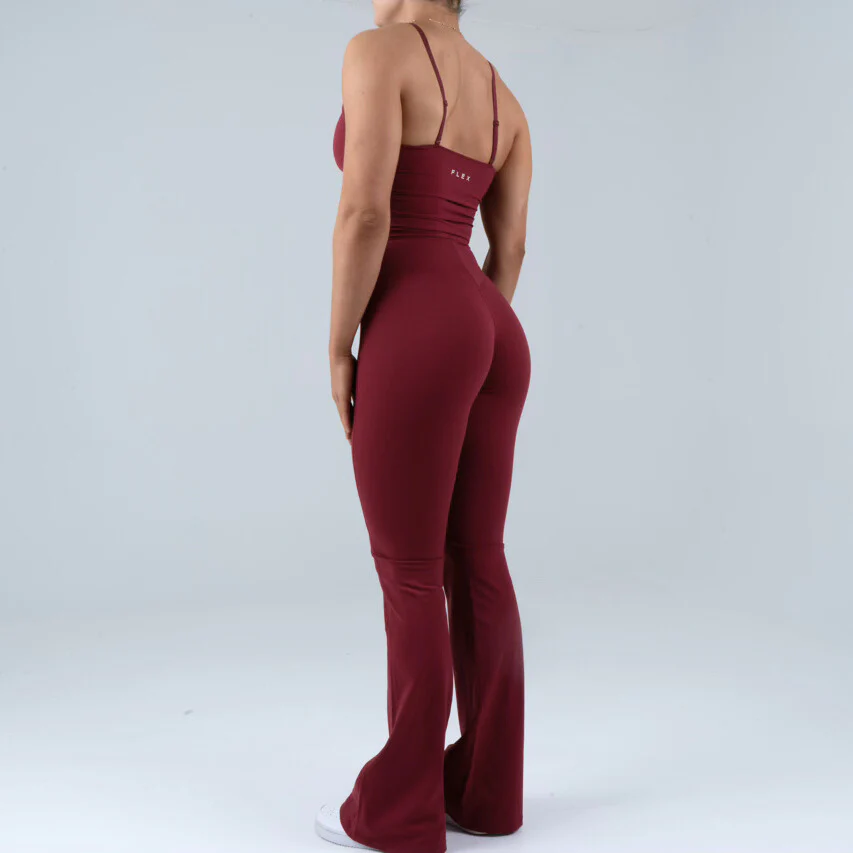 Opule Yoga pant - Burgundy - Image 3