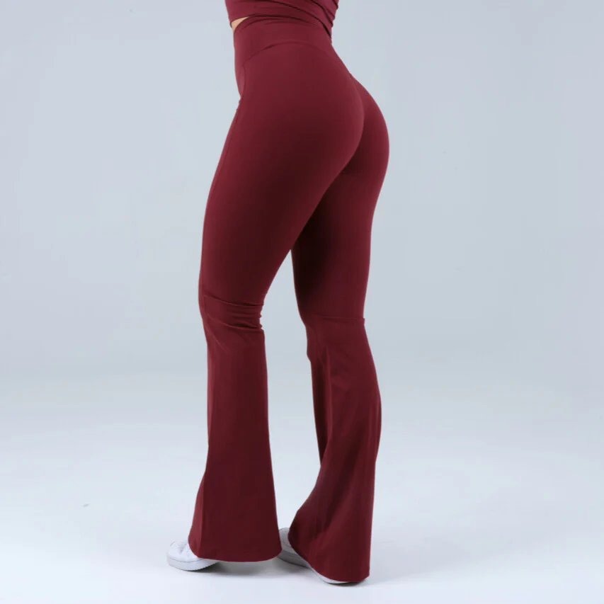 Opule Yoga pant - Burgundy - Image 4