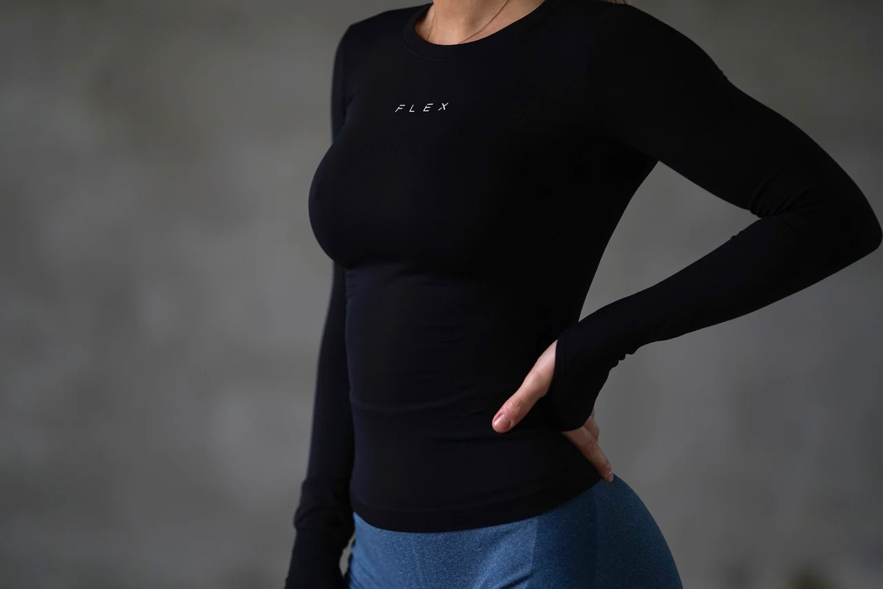 Prime Longsleeve - Black - Image 3