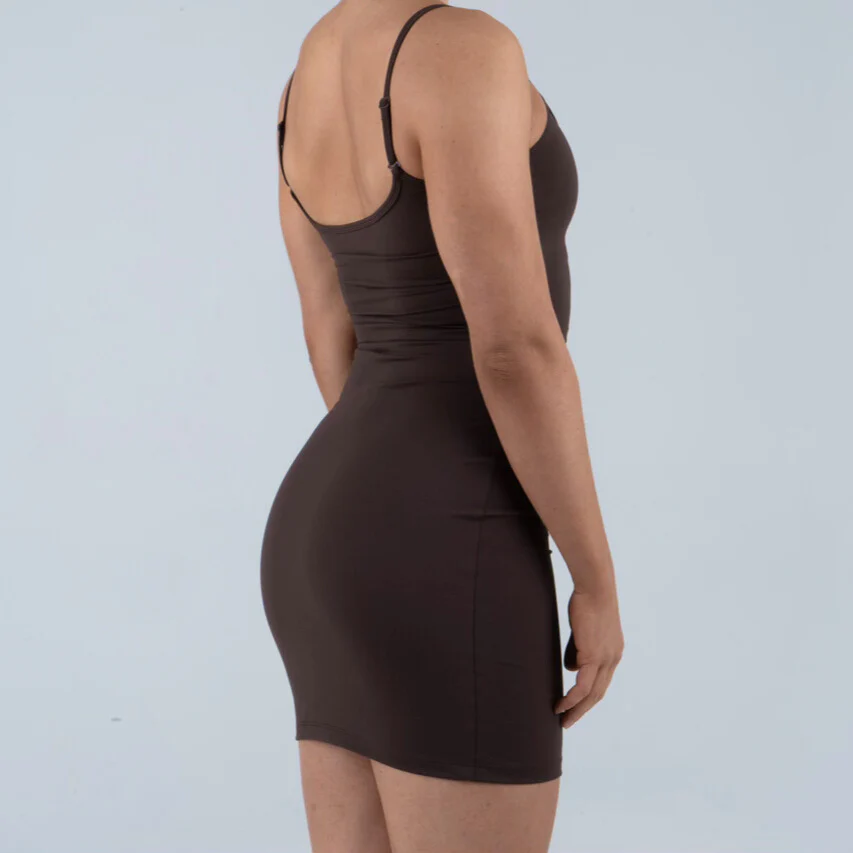 Shape Crop dress Espresso - Image 2