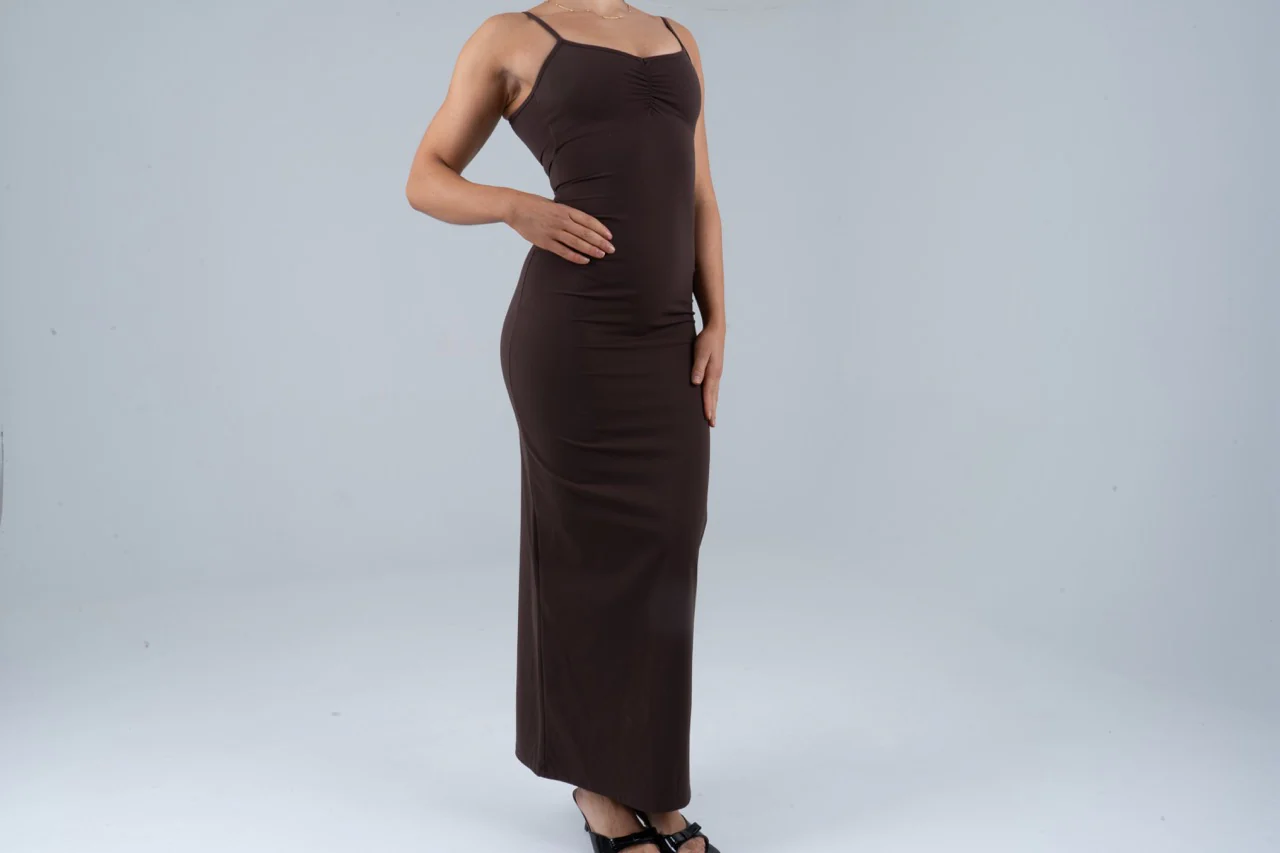 Shape long dress Espresso - Image 12