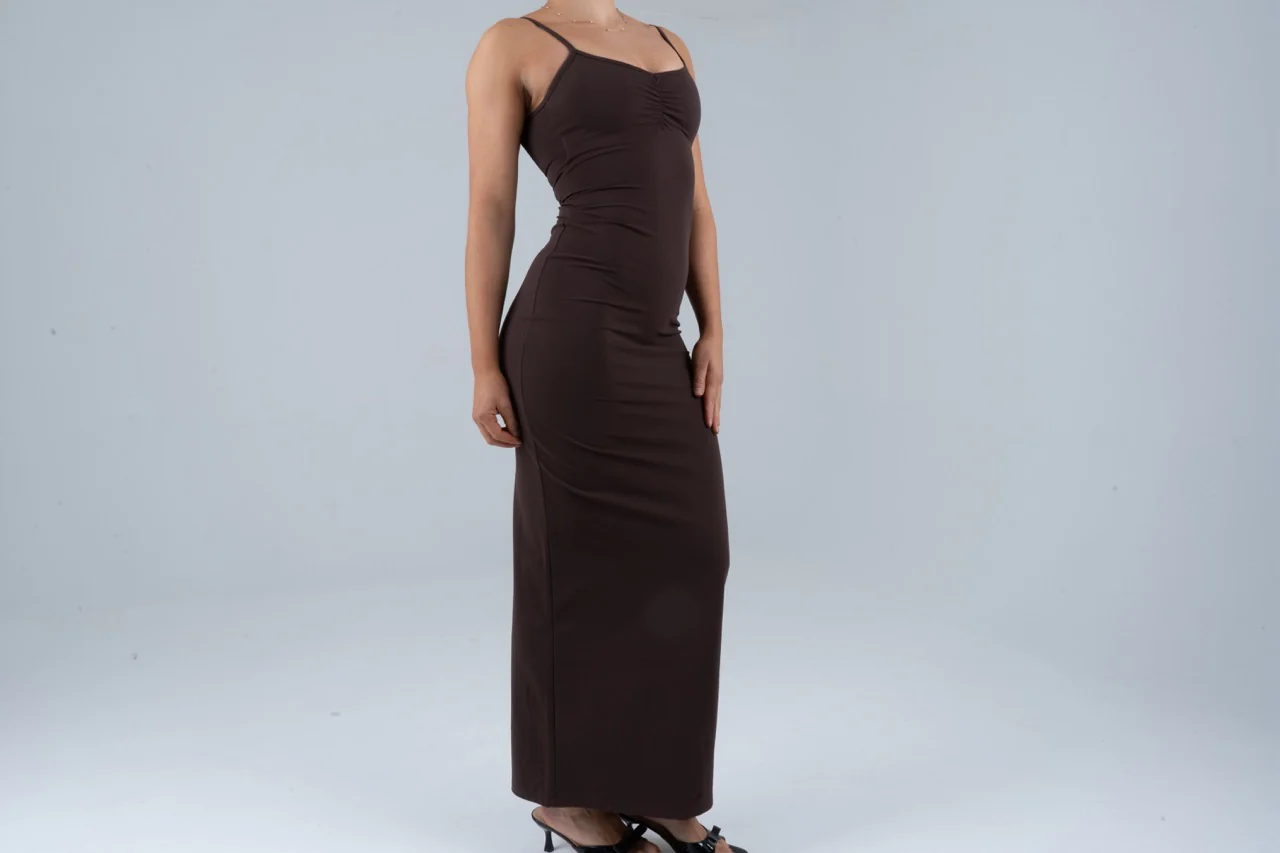 Shape long dress Espresso - Image 5