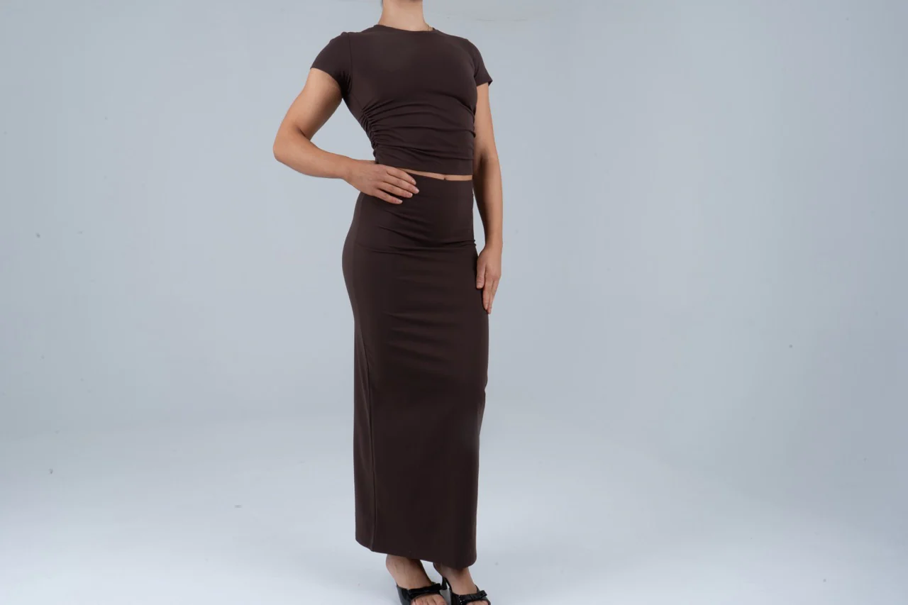 Shape Skirt long Espresso - Image 5