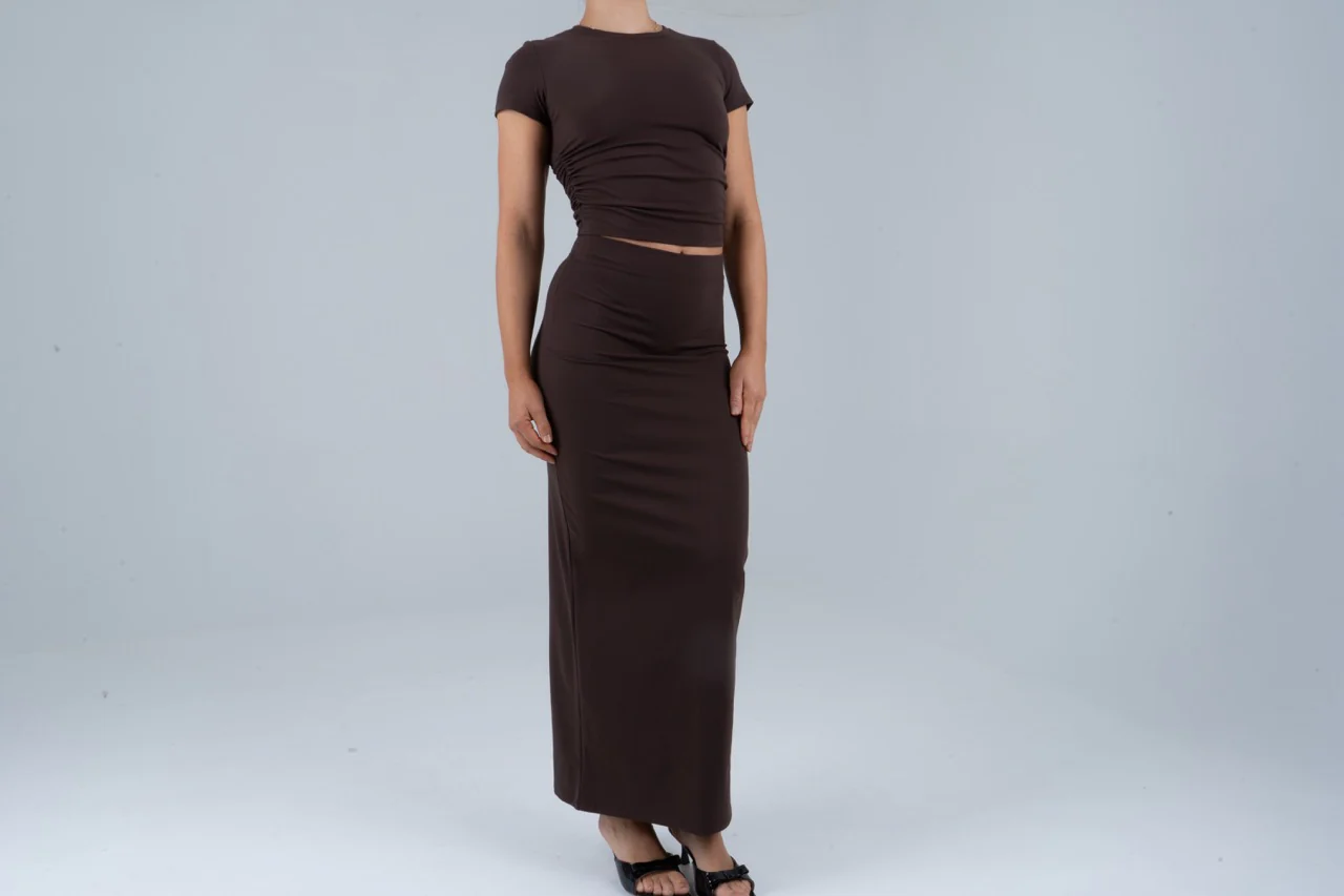 Shape Skirt long Espresso - Image 6