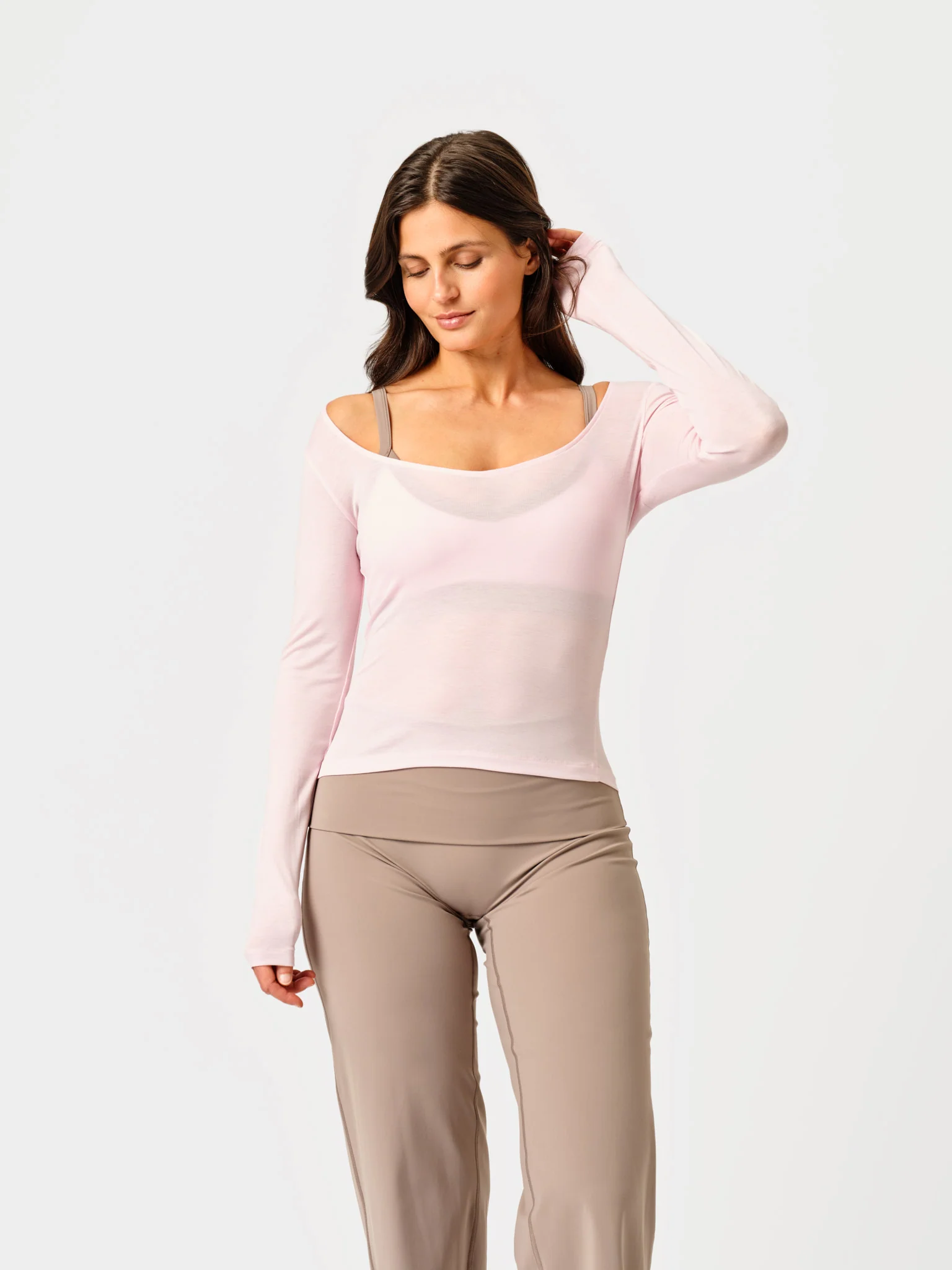 Soft longsleeve Baby Pink - Image 3