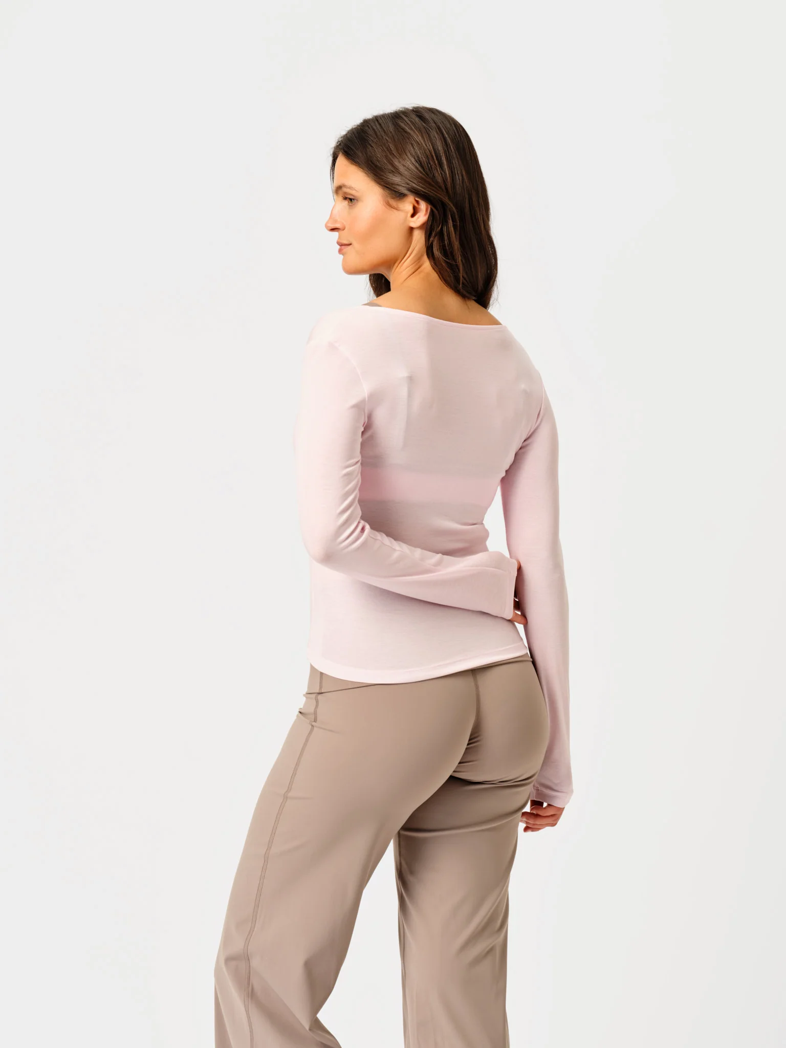 Soft longsleeve Baby Pink - Image 4
