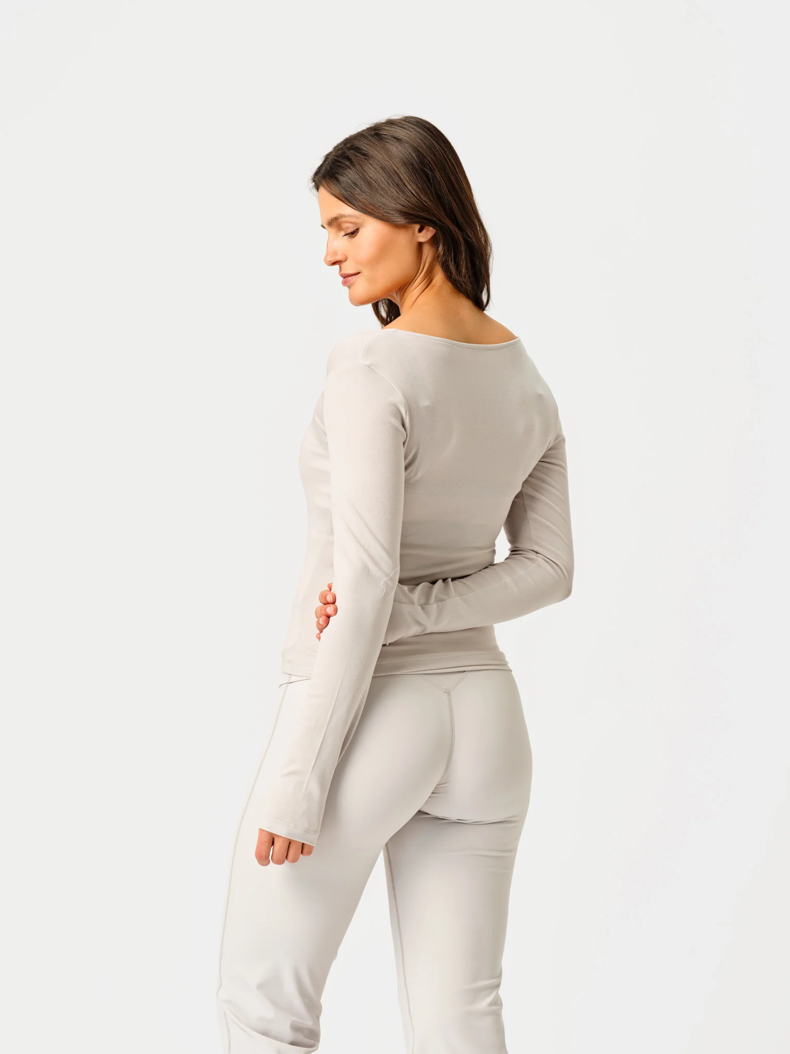 Soft longsleeve Soft Grey - Image 4
