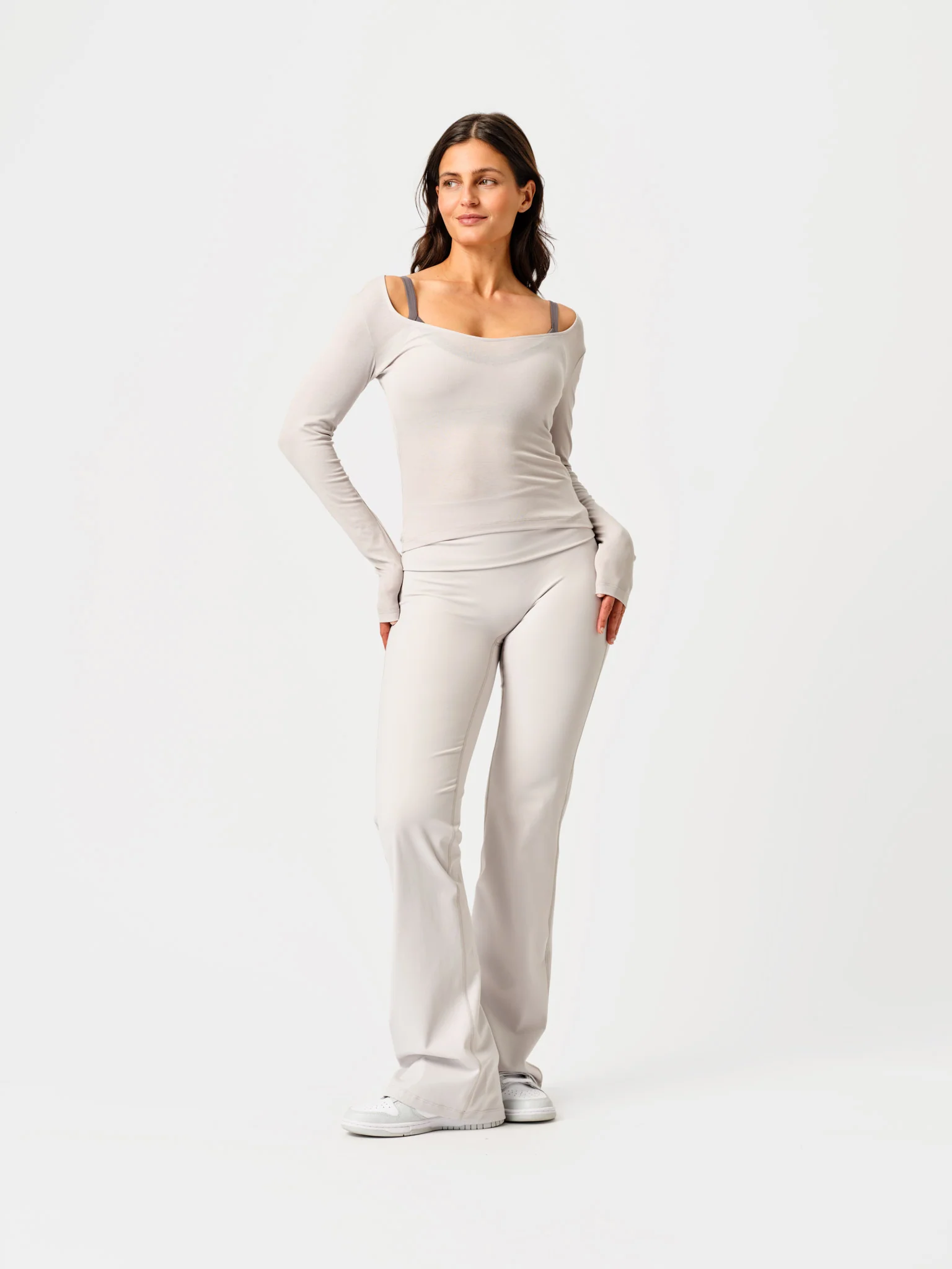 Soft longsleeve Soft Grey - Image 5