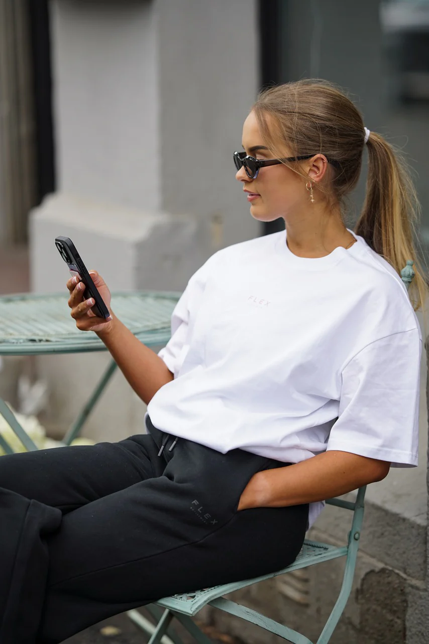 Studio Boxy T-shirt White - Image 3