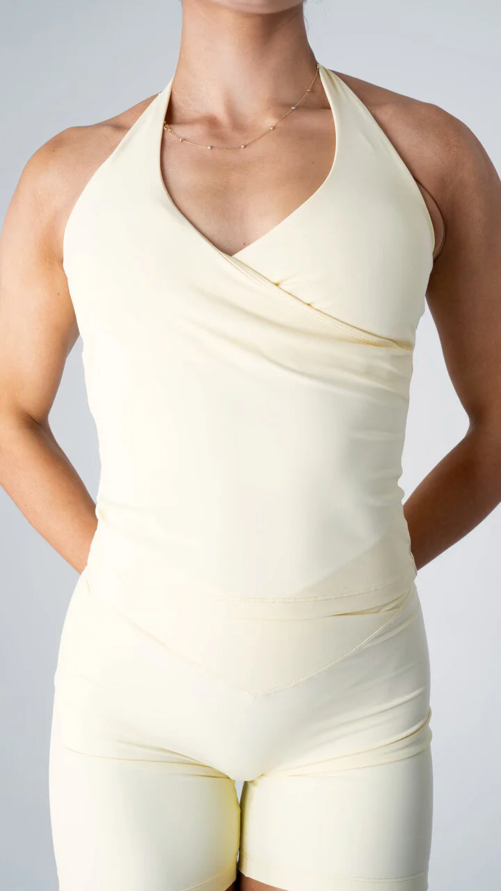 Wrap Halterneck Butter - Image 10
